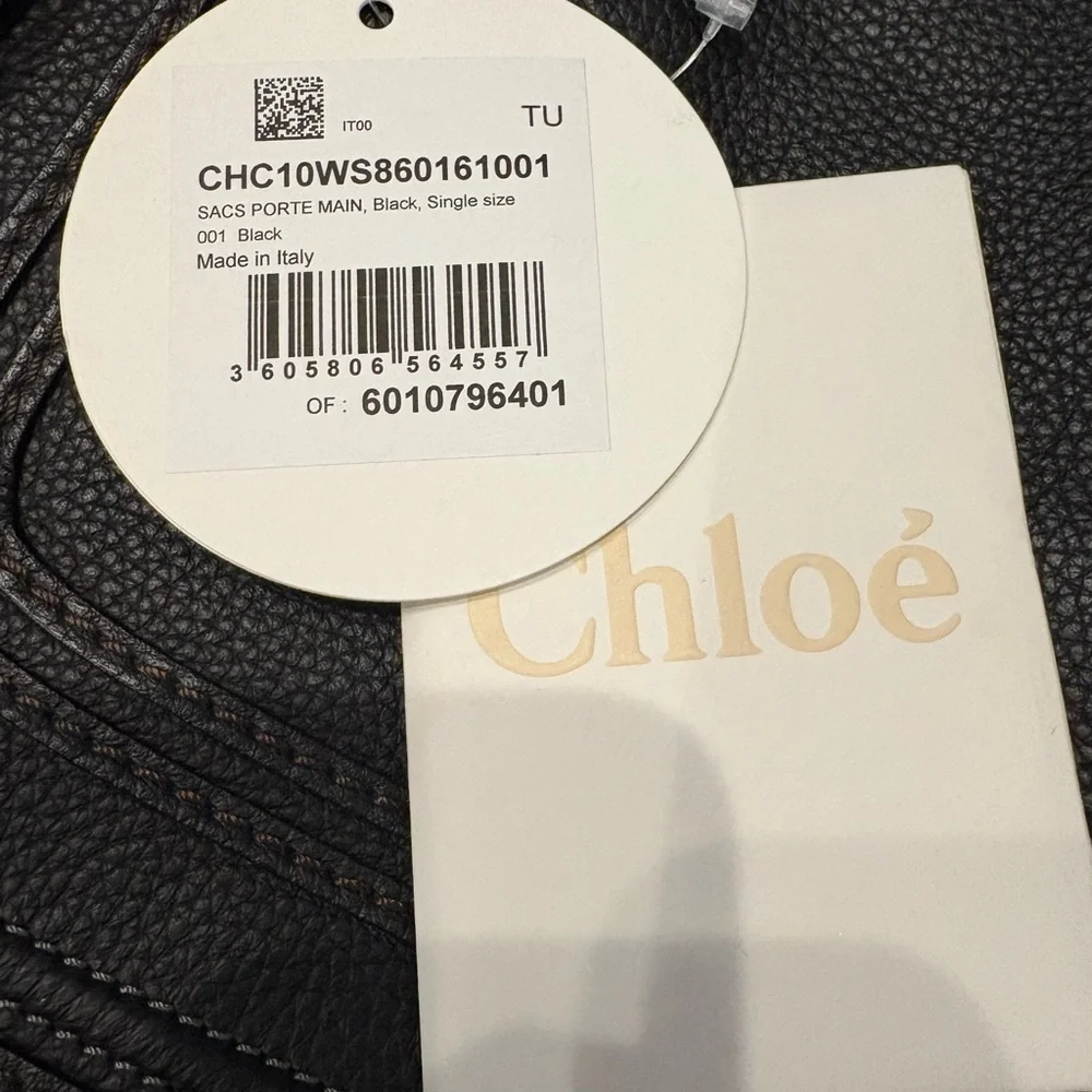 Chloe Marcie Medium Satchel Bag - Black Pebbled Leather - Excellent Condition! - Picture 5 of 17